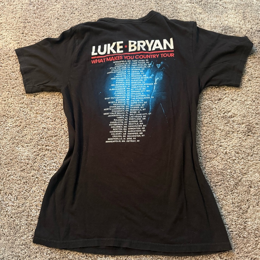 Luke Bryan What Makes You Country Tee - Picture 2 of 2